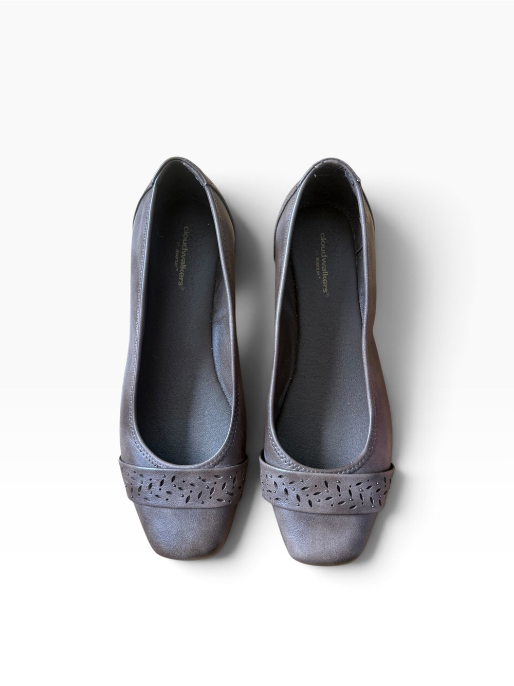 Avenue Cloudwalkers Elista Laser-Cut Strap Ballet Flats